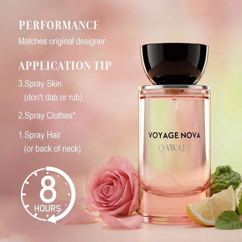 Voyage Nova Women’s Extrait de Parfum – Rose & Fruity Floral Luxury Fragrance, Long-Lasting Perfume, 50ml / 100ml